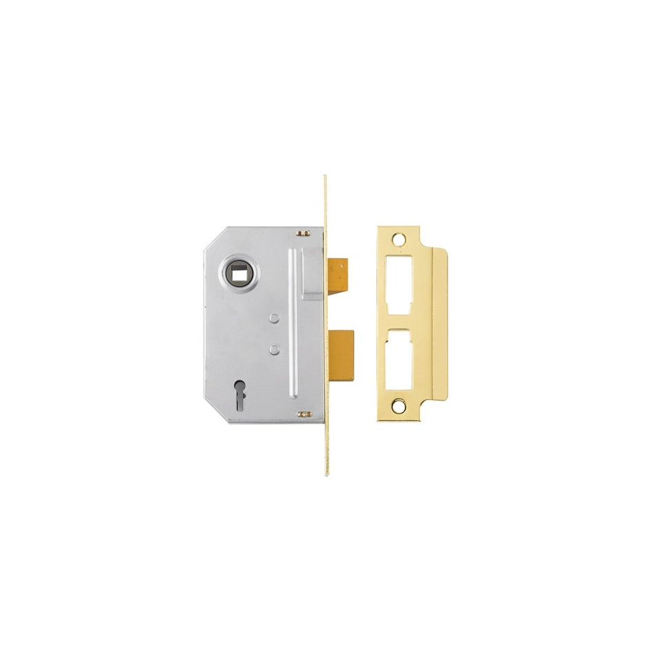 Yale Locks PM246 Internal 2 Lever Mortice Sashlock 67mm 2.5in Polished Brass