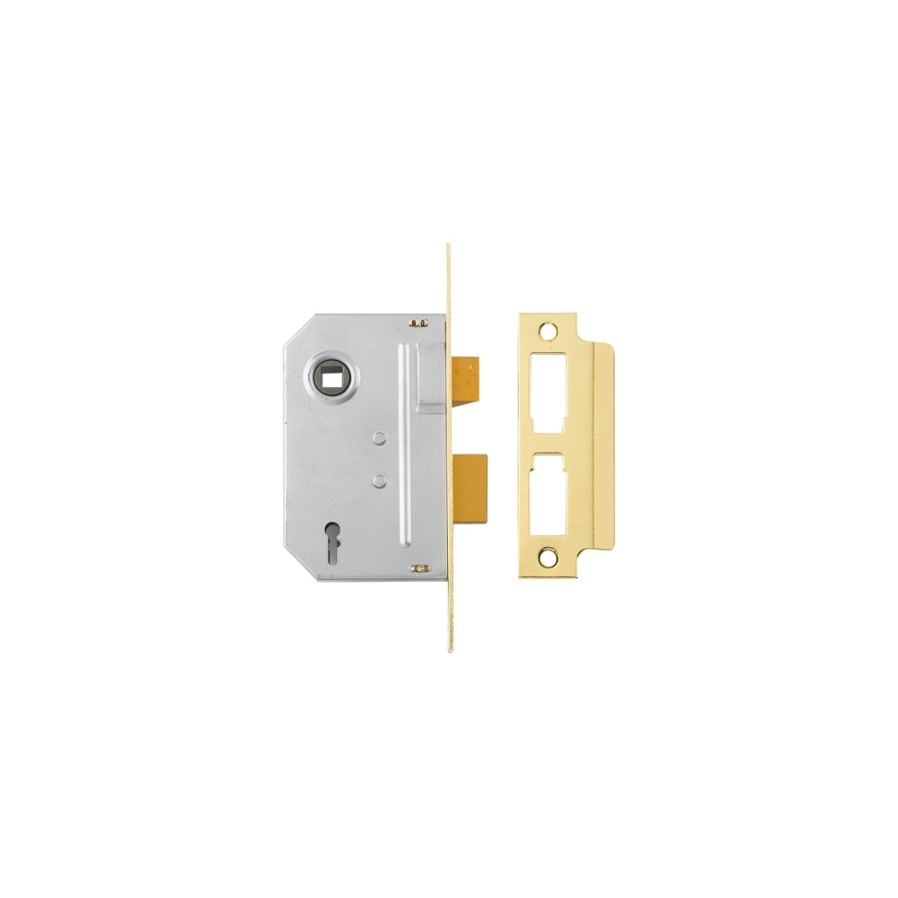 Yale Locks PM246 Internal 2 Lever Mortice Sashlock 80mm 3in Polished Brass