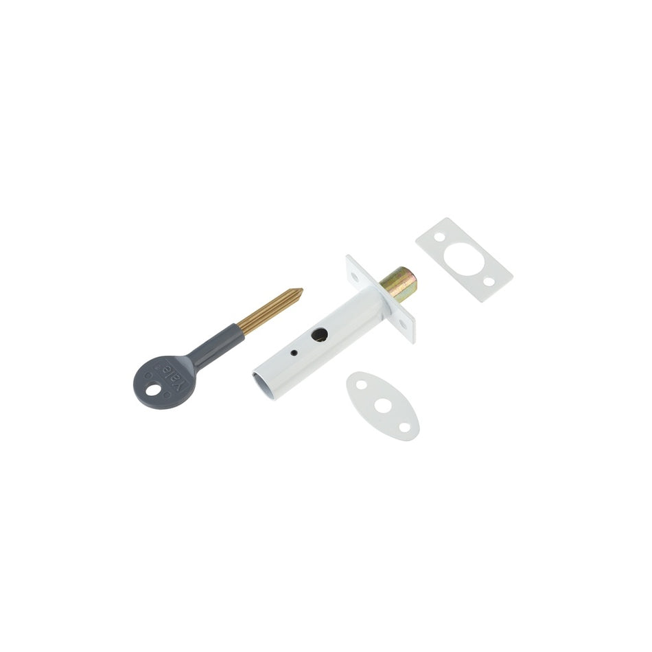 Yale Locks PM444 Door Security Bolt White Finish Visi of 1
