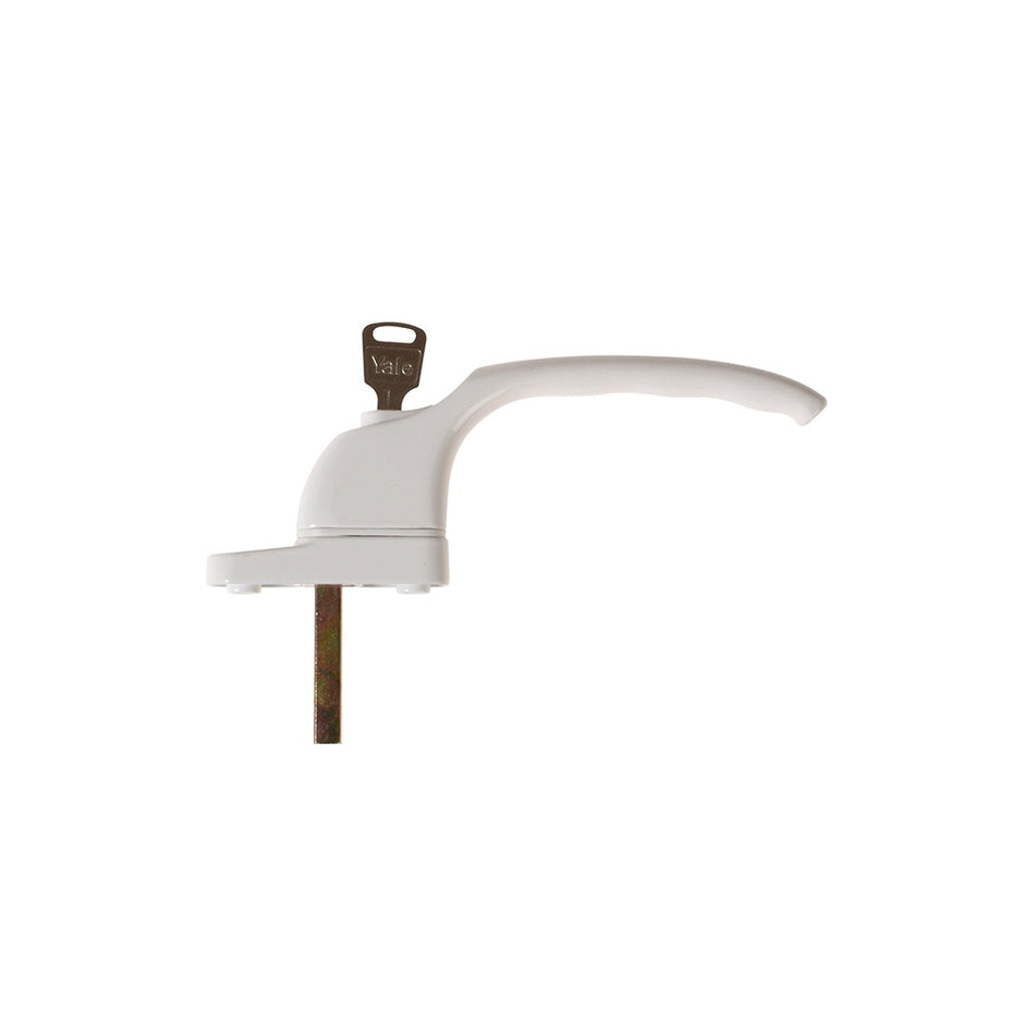 Yale Locks PVCu Window Handle White Finish YWHLCK40N-WH