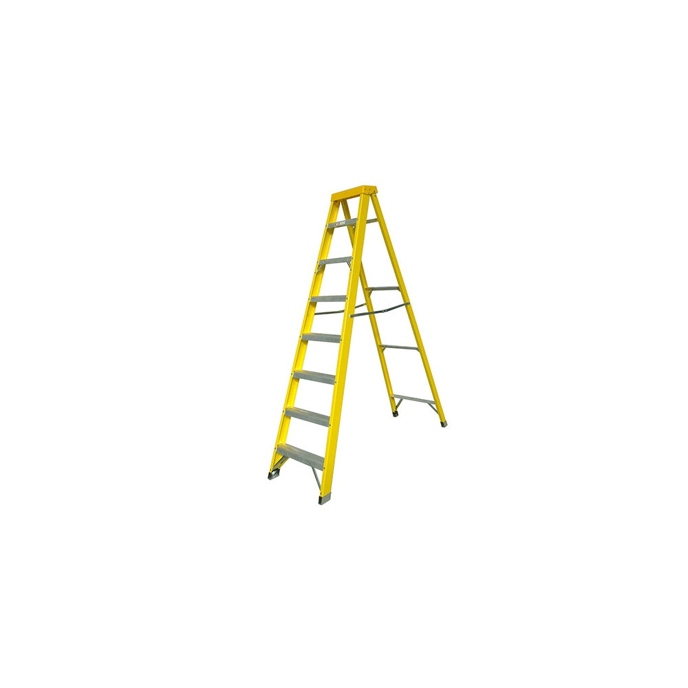 Zarges Fibreglass Swingback Steps Open 2.15m Closed 2.38m 8 Rungs