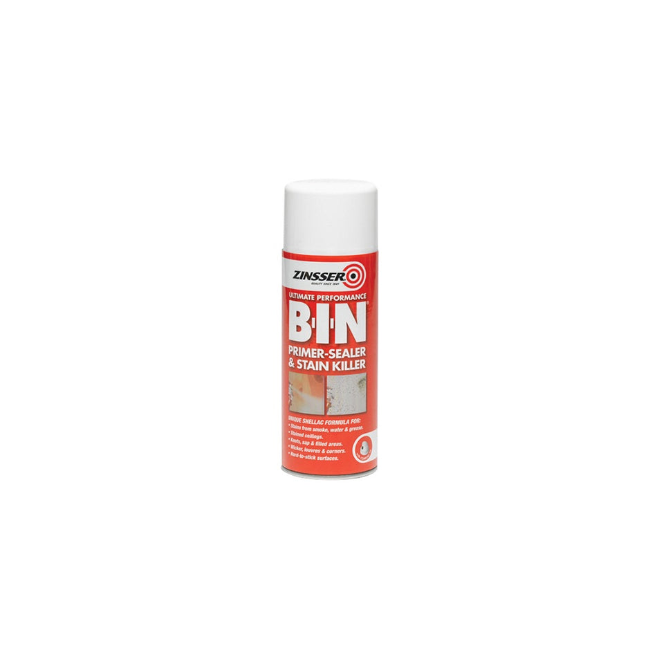 Zinsser B.I.N Primer / Sealer Stain Killer Aerosol 400ml