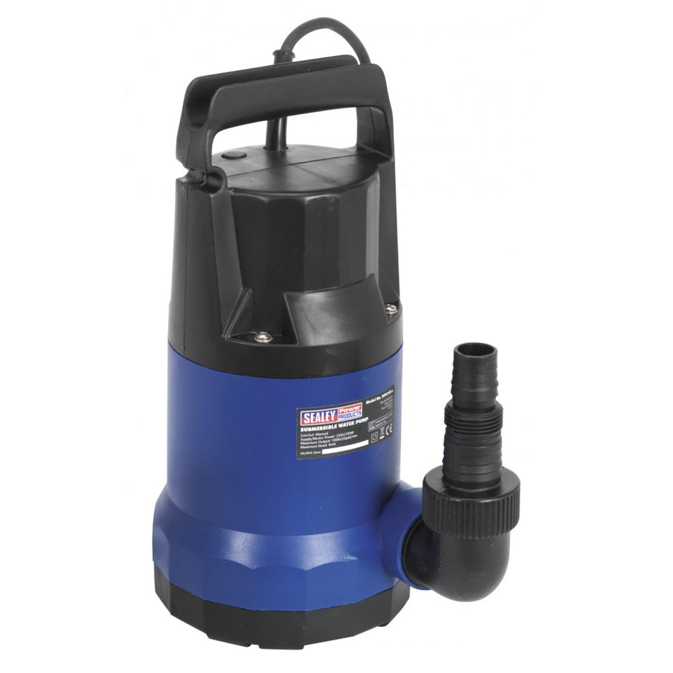 Sealey Submersible Water Pump 100ltr/min 230V Model No-WPC100