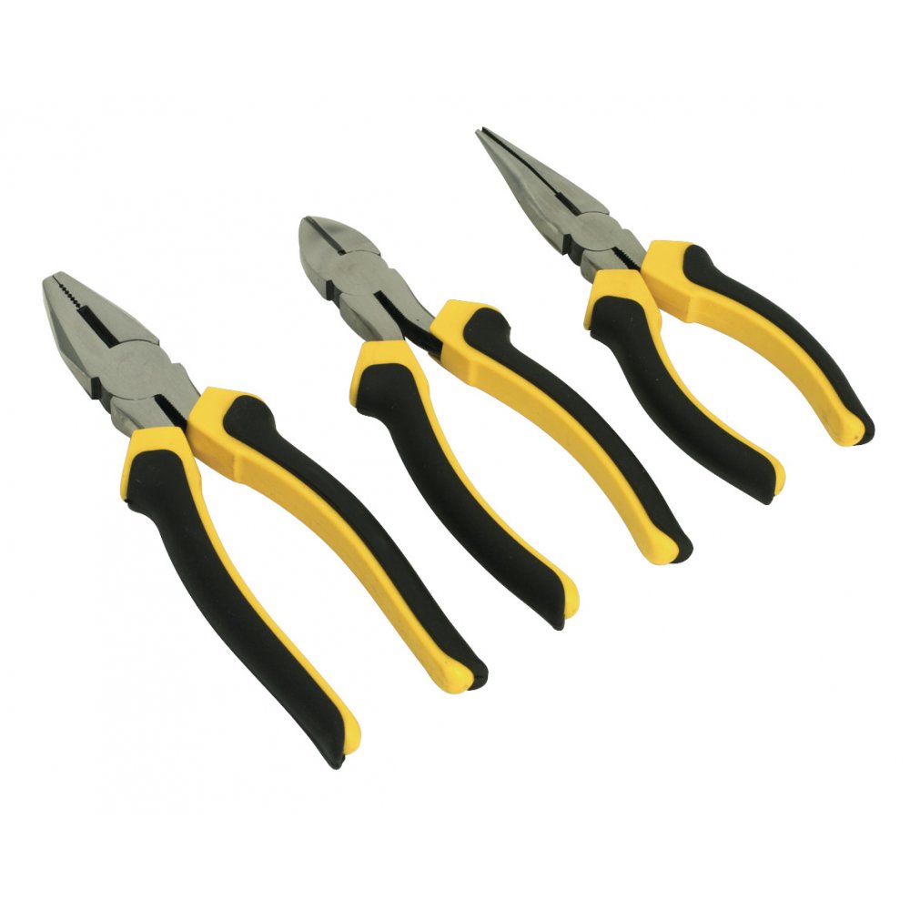 Sealey Comfort Grip Pliers Set 3pc Model No-S0645