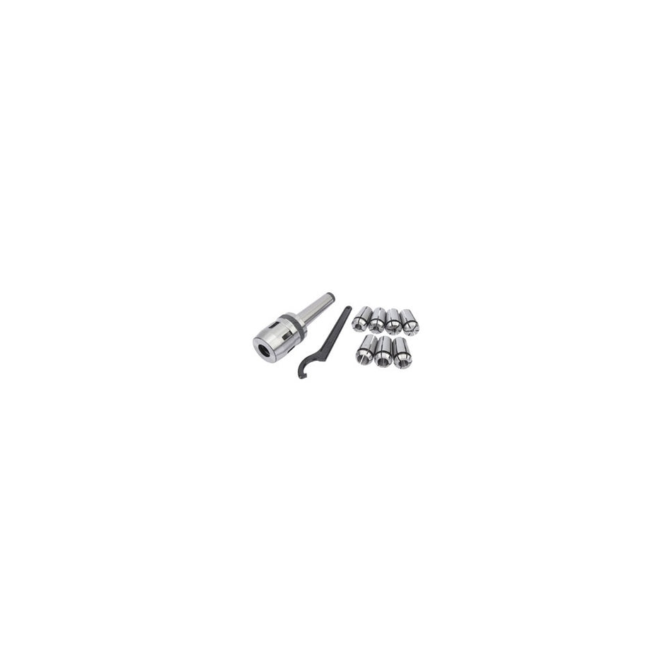 DRAPER Mill Chuck Set MT3-M12 Dia. 4-16mm: Model No.MILL-10037