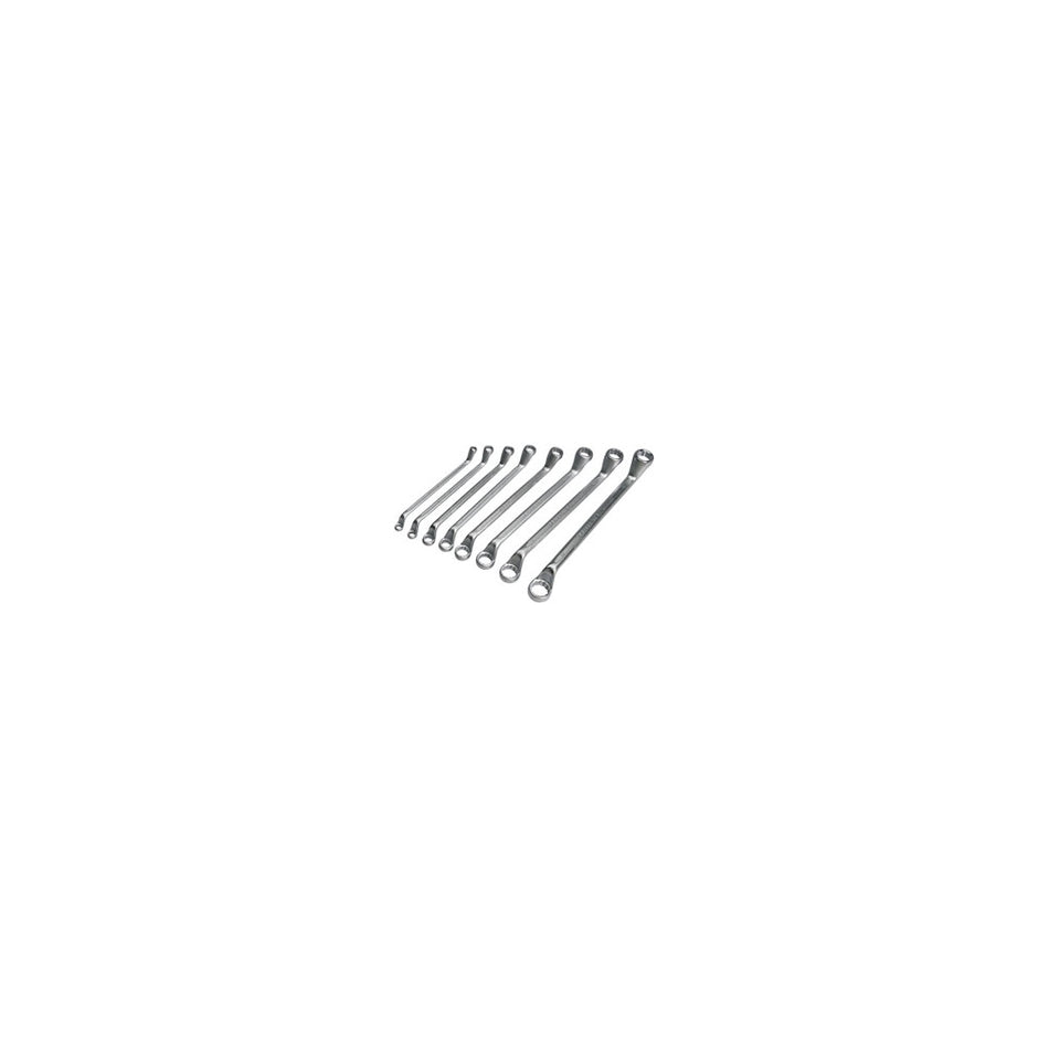 8 Piece Deep Crank Metric Ring Spanner Set: Model No.110 S8M