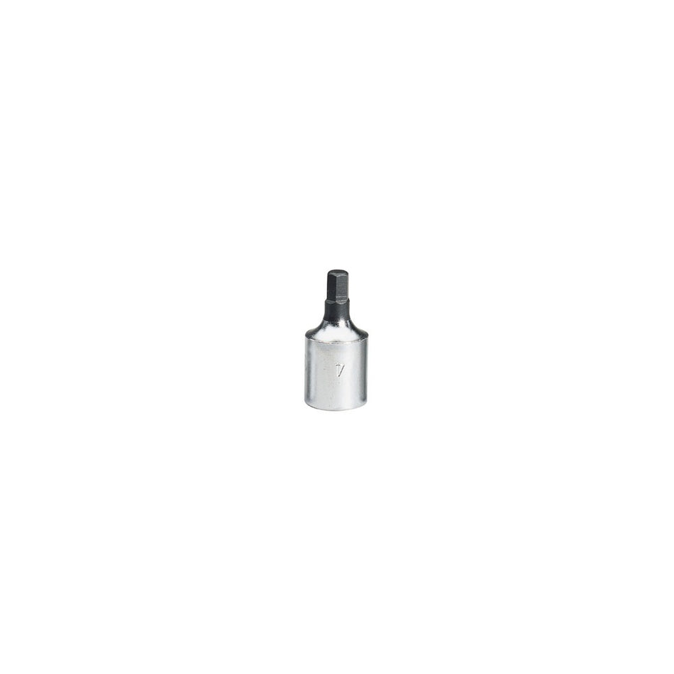 4mm 1/4in. Square Drive Hexagon Screwdriver Socket: Model No.1455-IN