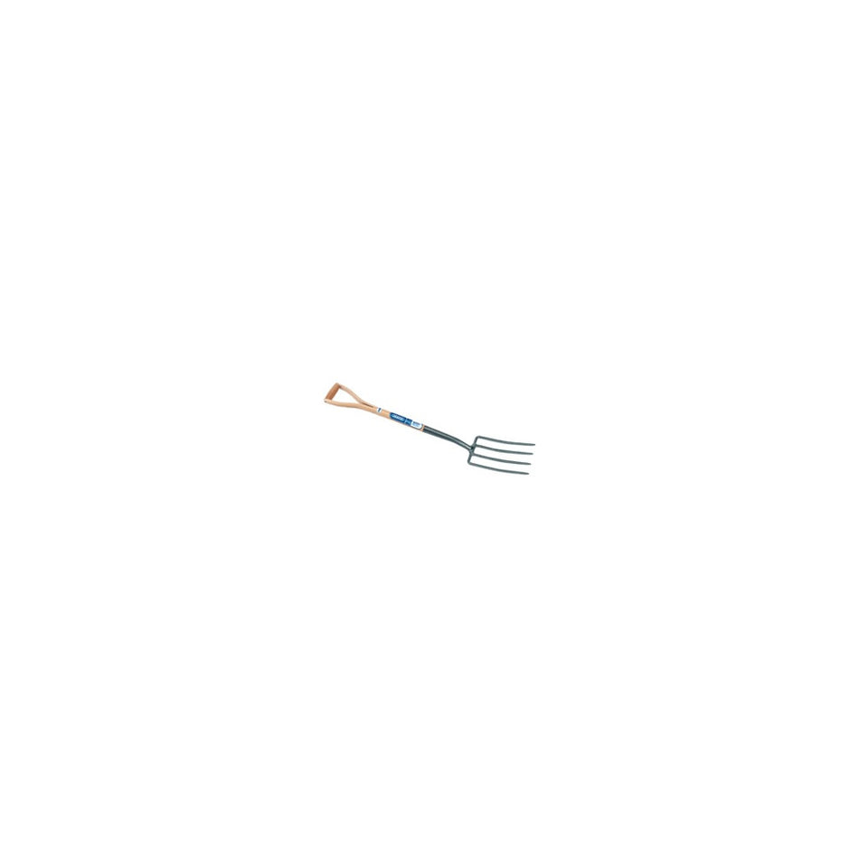 DRAPER Carbon Steel Garden Fork with Ash Handle: Model No.A107EH/I