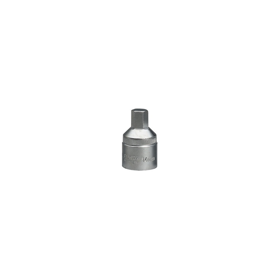 14mm 3/4in. Square Drive Hexagon Screwdriver Socket: Model No.770-SIN