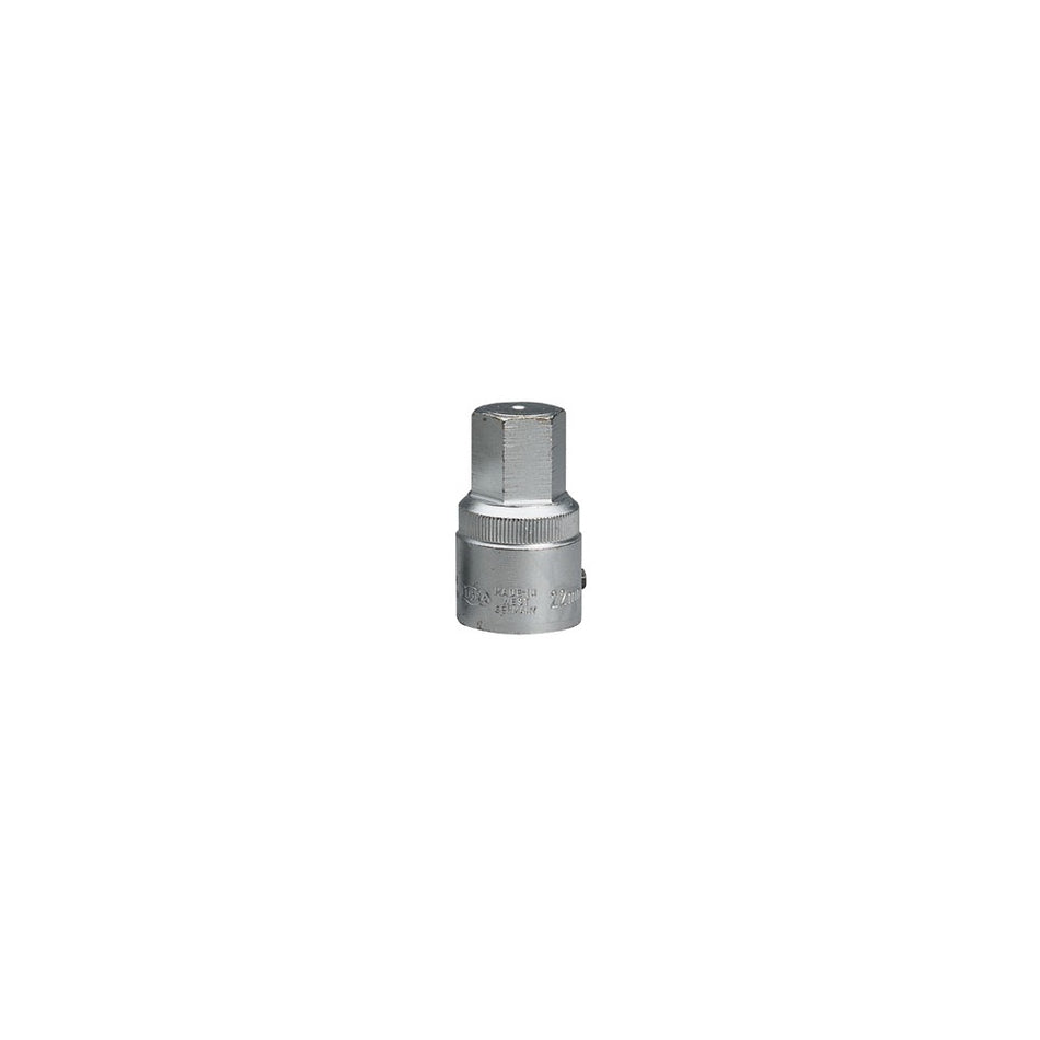 17mm 3/4in. Square Drive Hexagon Screwdriver Socket: Model No.770-SIN