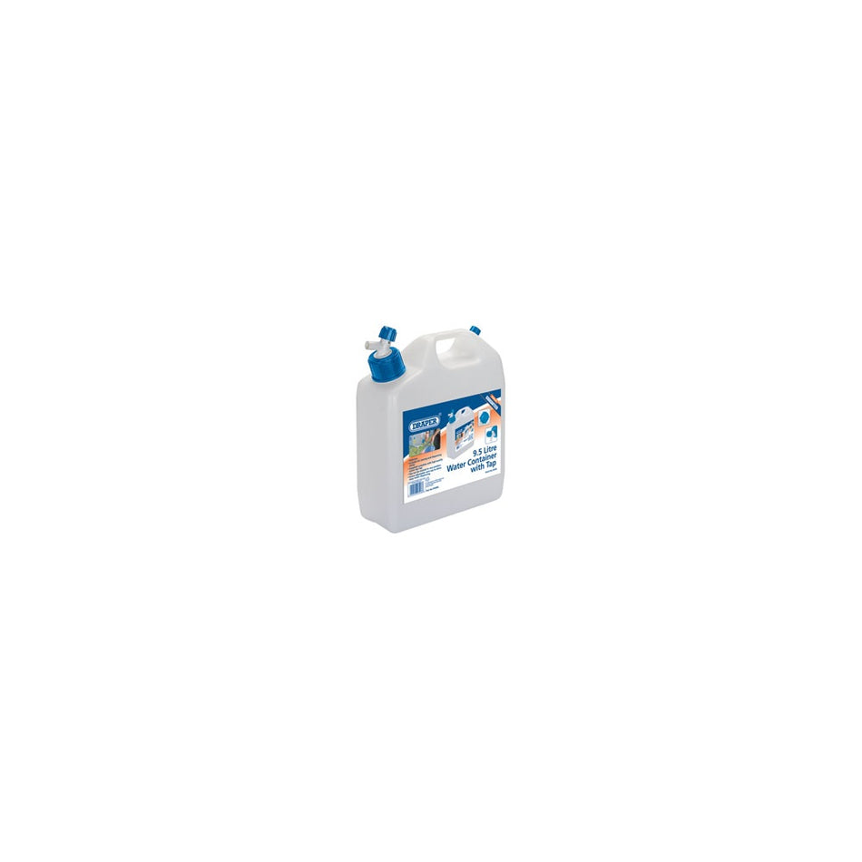 DRAPER 9.5L Water Container with Tap: Model No.PWB9.5
