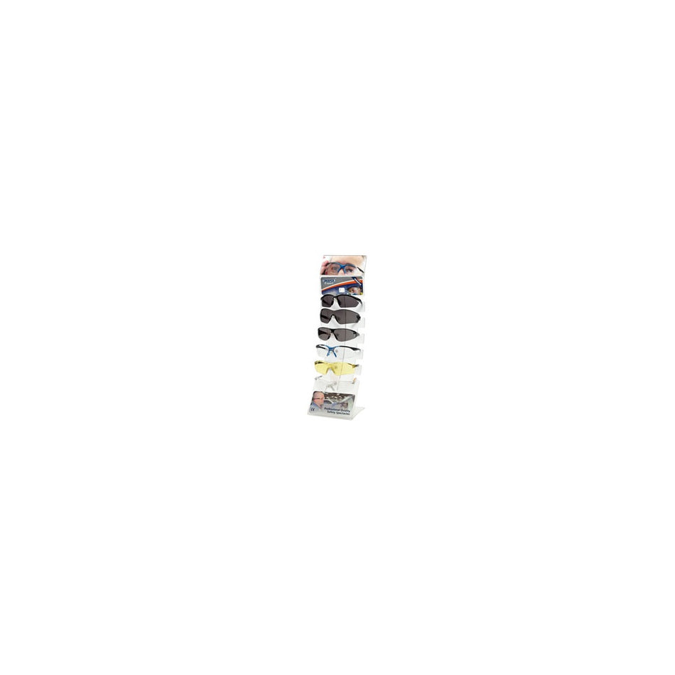DRAPER Countertop Display of Six Safety Spectacles: Model No.*SSDS/36