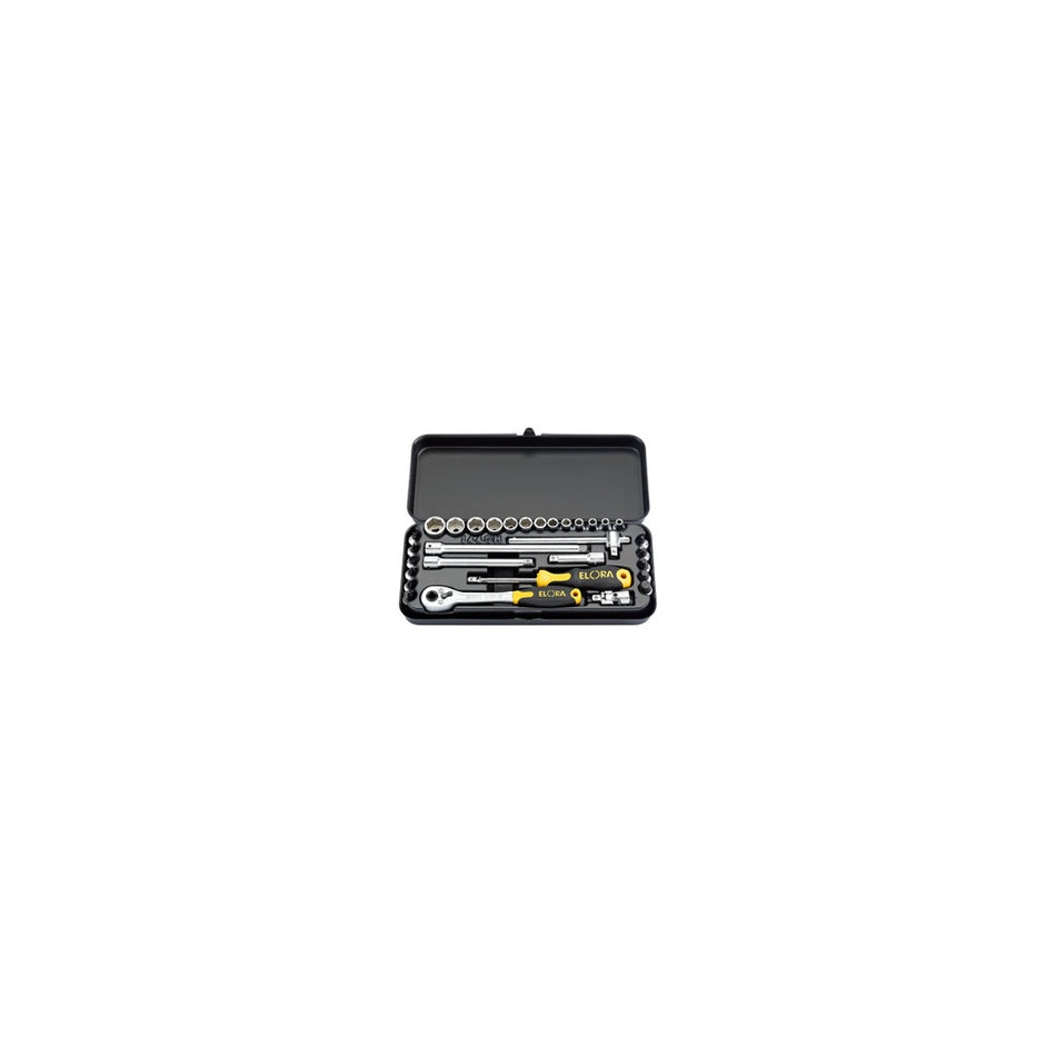 31 Piece 1/4in. Square Drive Metric Socket Set: Model No.1440MU