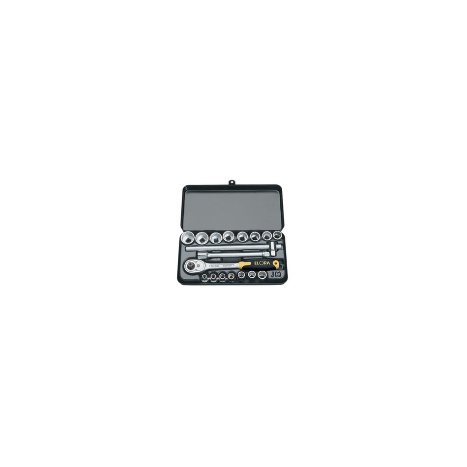 18 Piece 3/8in. Square Drive Metric Socket Set: Model No.870 JMU