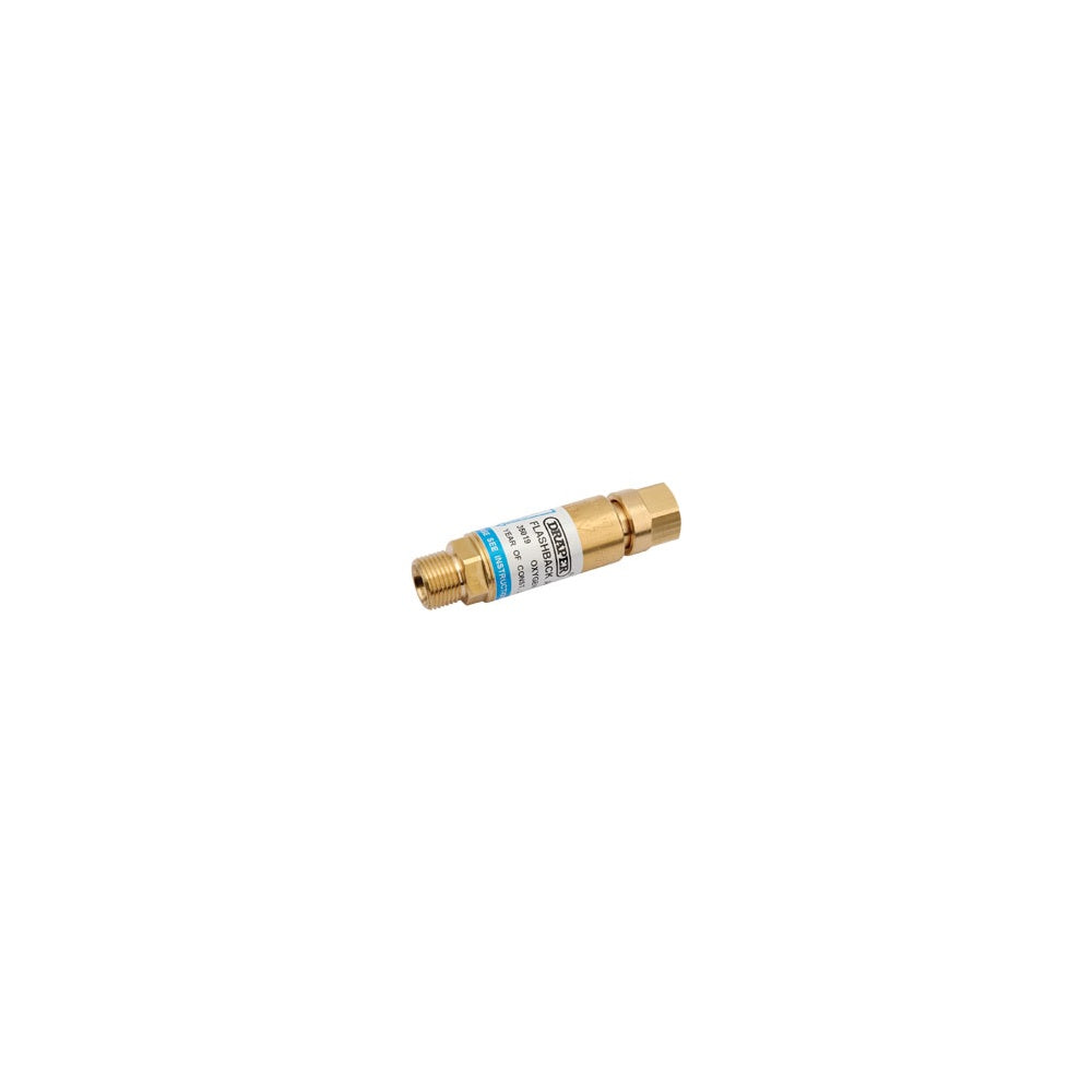 DRAPER In-Line Oxygen Flashback Arrestor: Model No.W705