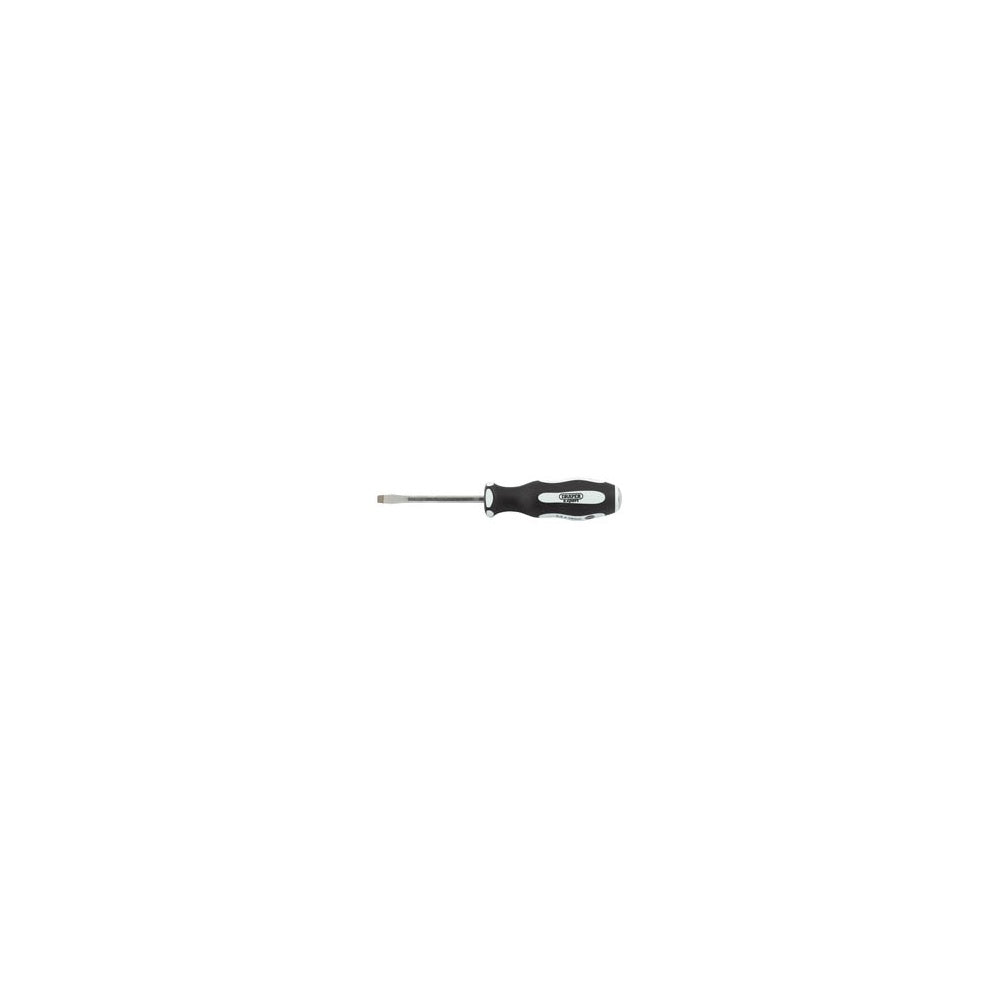 DRAPER Expert 'Pound Thru' Plain Slot 6.5 x 100mm Soft Grip Screwdrivers: Model No.996/PT