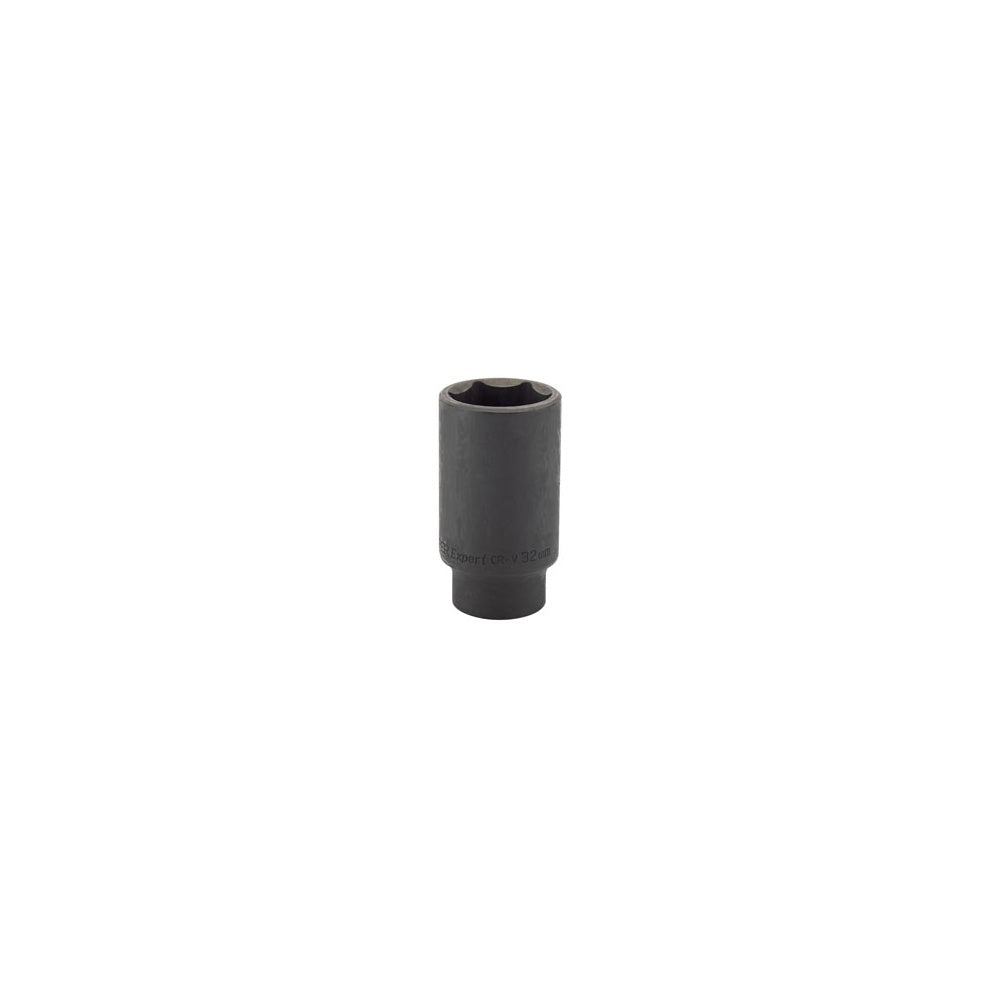 DRAPER Expert 32mm 1/2in. Square Drive Deep Impact Socket: Model No.410D-MM