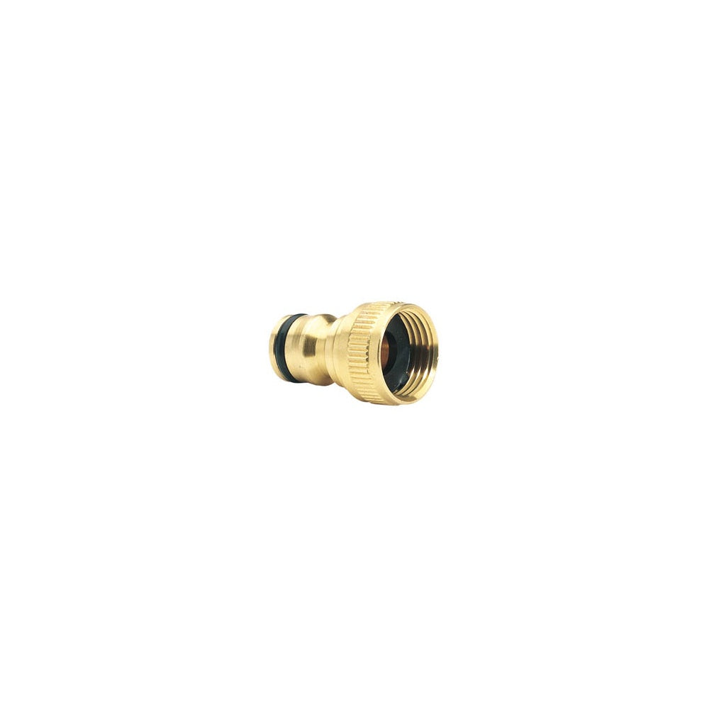 DRAPER Expert Brass 1/2in. BSP Garden Hose Tap Connector: Model No.GWB1/H