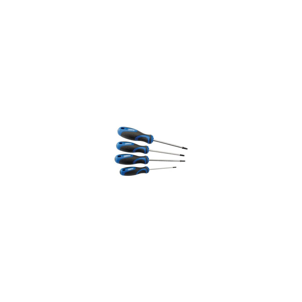 DRAPER 4 piece Soft Grip TX-STAR ; Screwdriver Set: Model No.865TX/4