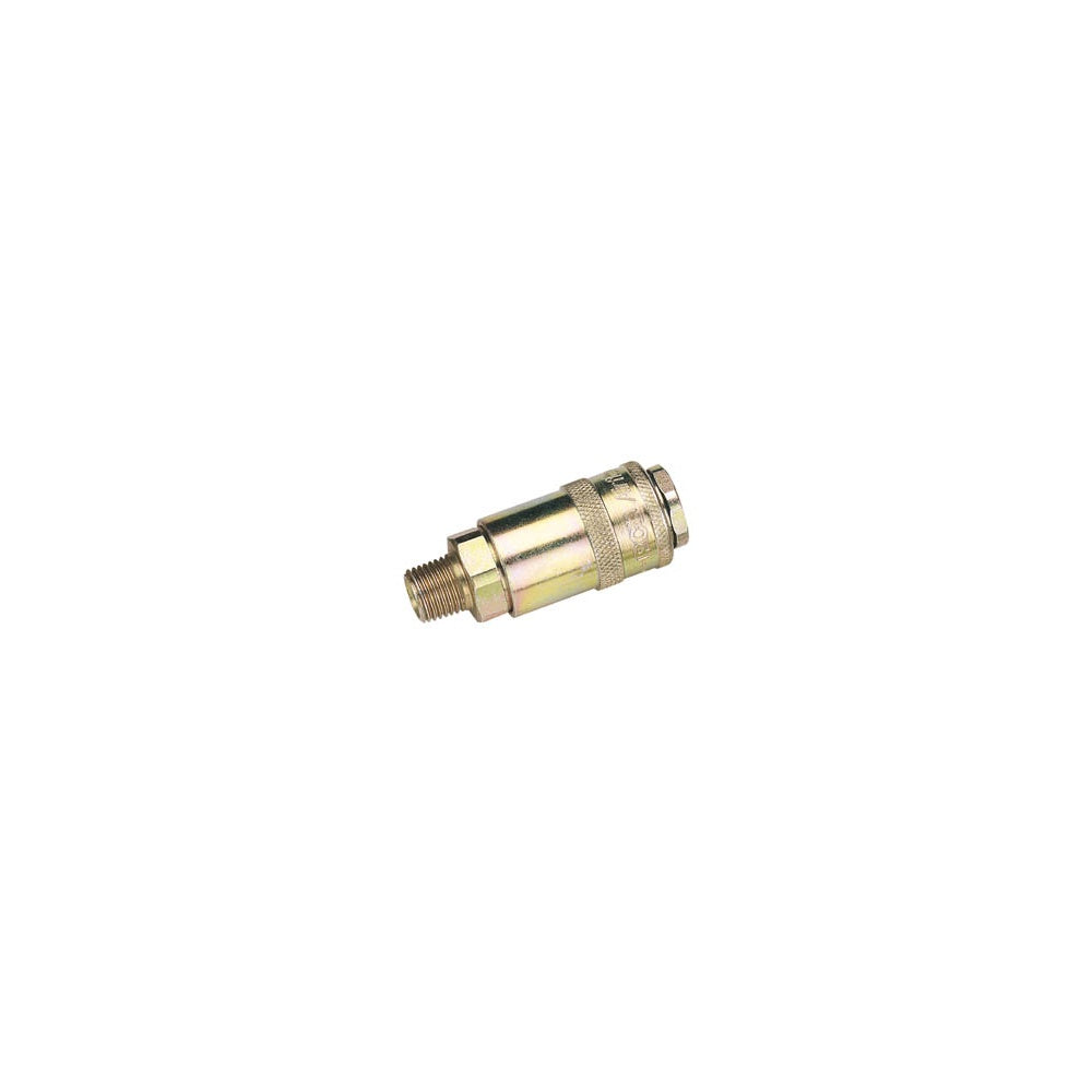 DRAPER 1/4in. Male Thread PCL Tapered Airflow Coupling (Sold Loose): Model No.A21CM02 BULK