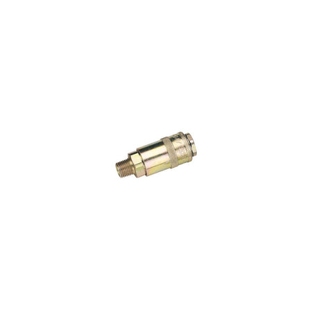 DRAPER 1/4in. Male Thread PCL Tapered Airflow Coupling (Sold Loose): Model No.A21CM02 BULK