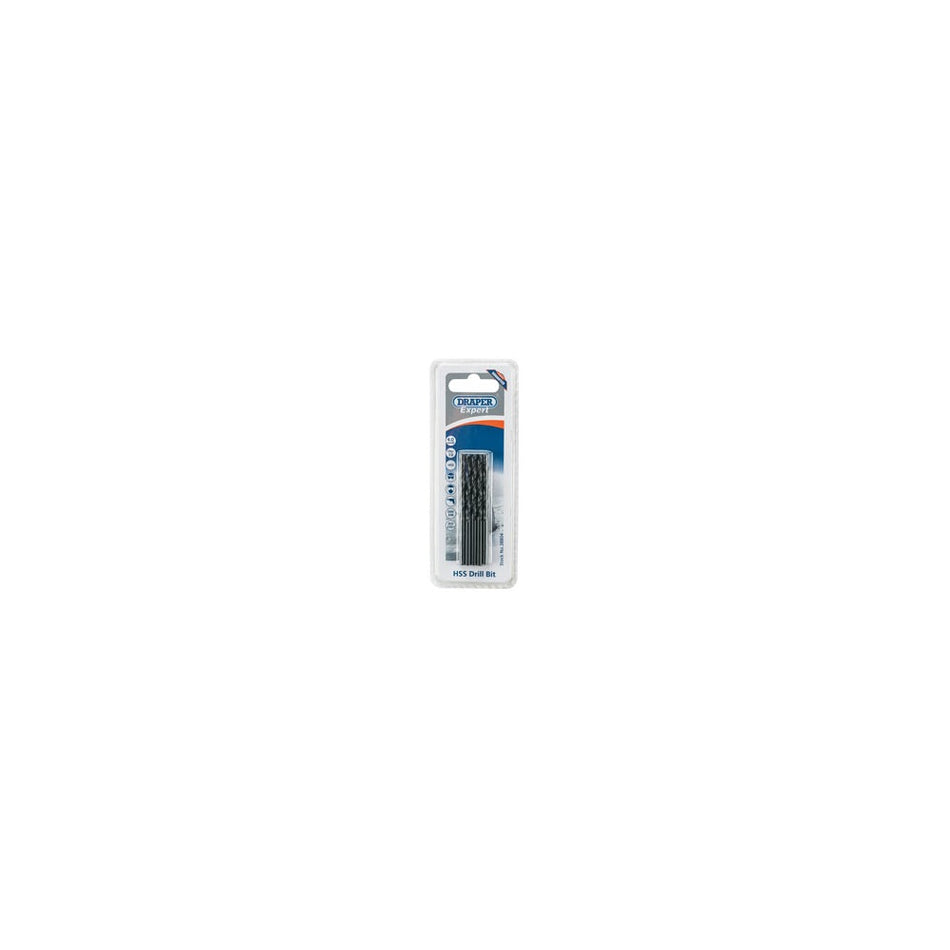 DRAPER Expert 4.0mm HSS Drills Card Of 10: Model No.H29MC