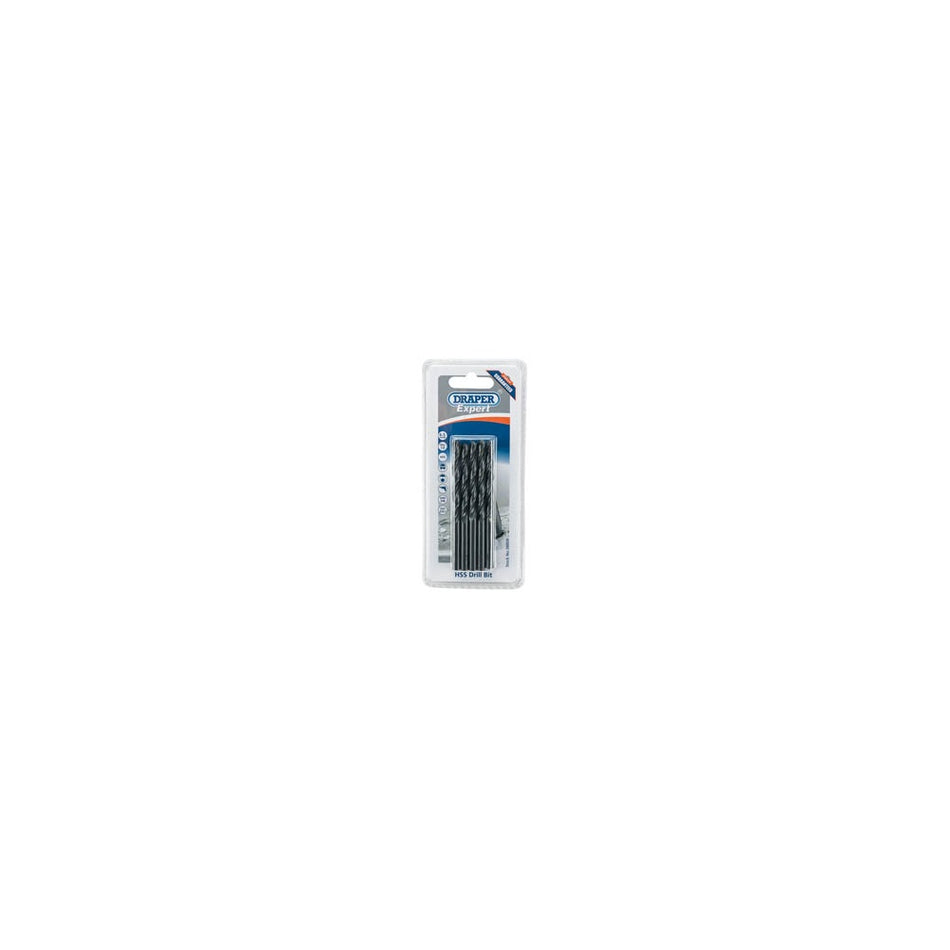 DRAPER Expert 6.5mm HSS Drills Card Of 10: Model No.H29MC