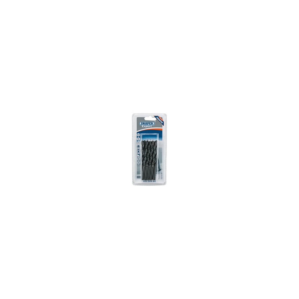 DRAPER Expert 8.0mm HSS Drills Card Of 10: Model No.H29MC