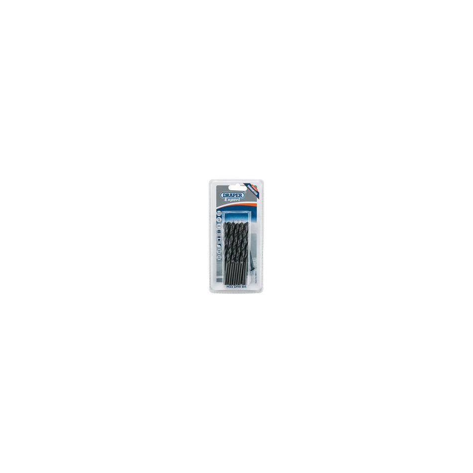 DRAPER Expert 8.0mm HSS Drills Card Of 10: Model No.H29MC