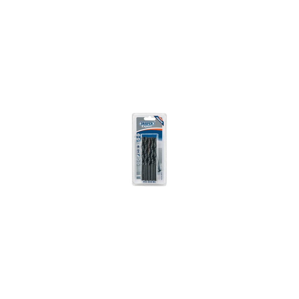 DRAPER Expert 9.5mm HSS Drills Card Of 10: Model No.H29MC