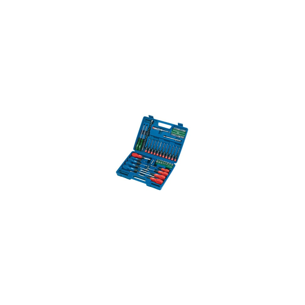 DRAPER 70 Piece Screwdriver, Socket and Bit Set: Model No.SS70