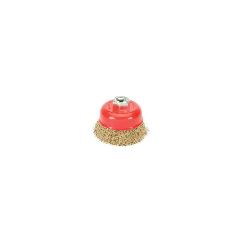 DRAPER 100mm x M14 Crimped Wire Cup Brush: Model No.CB100CP