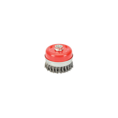 DRAPER 100mm x M14 Twist Knot Wire Cup Brush: Model No.CB100TP