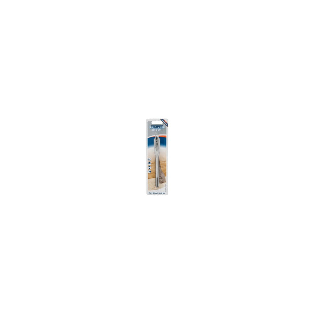 DRAPER Expert 8.0mm Flat Wood Bit: Model No.FB100PB