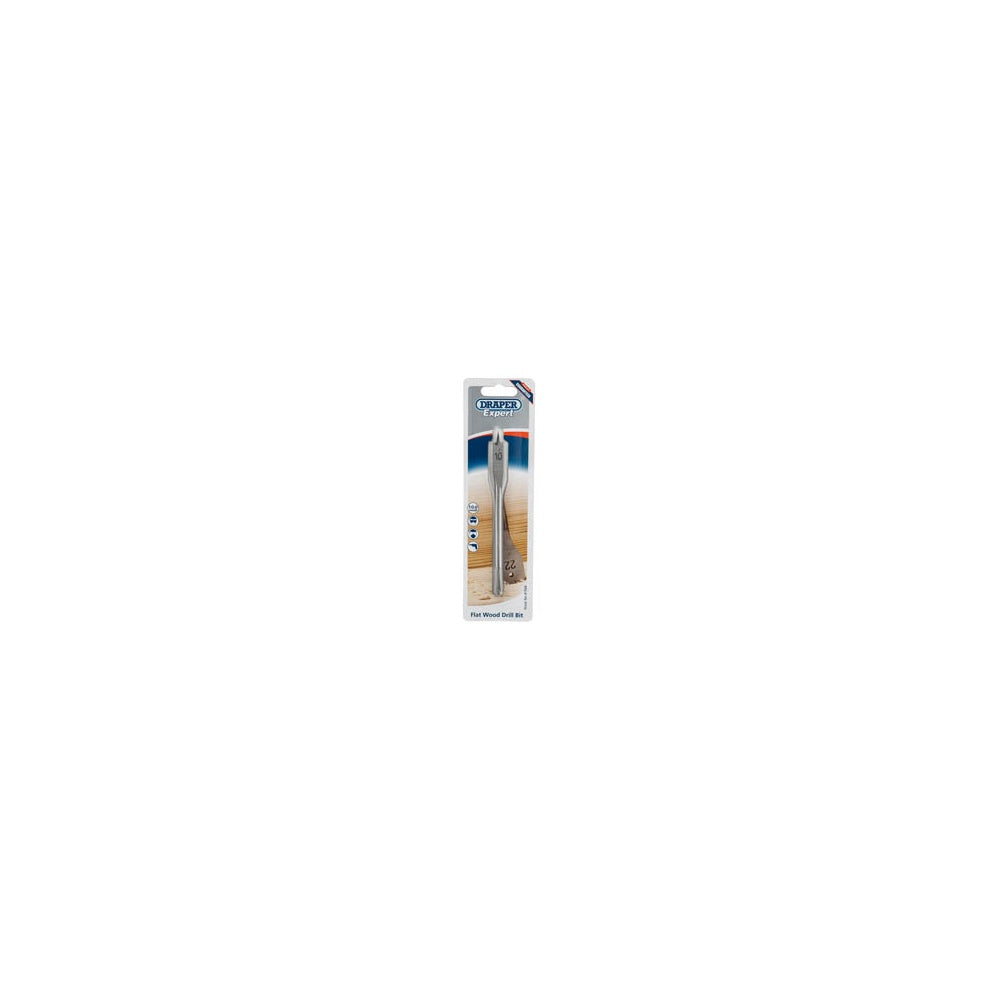 DRAPER Expert 10.0mm Flat Wood Bit: Model No.FB100PB