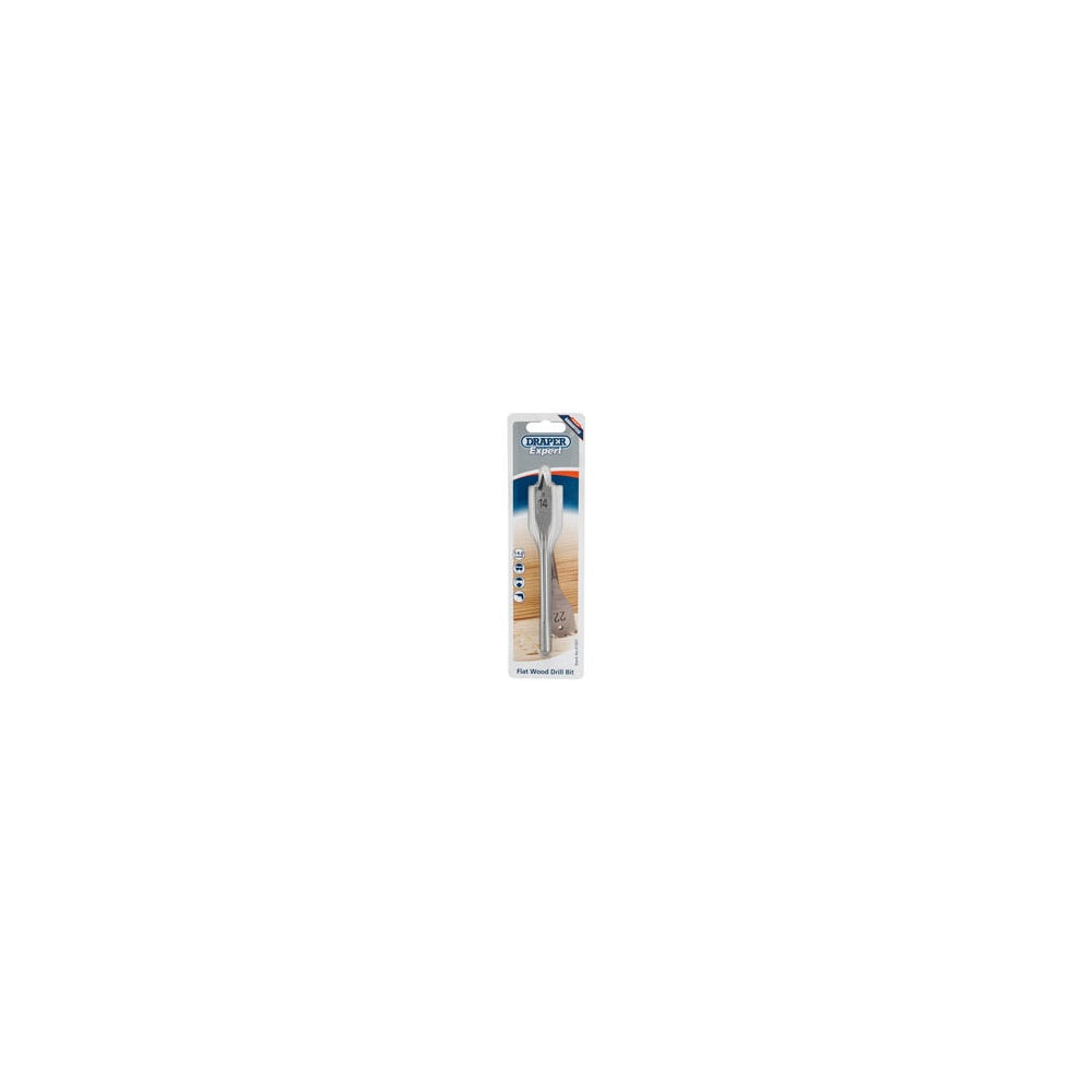 DRAPER Expert 14.0mm Flat Wood Bit: Model No.FB100PB