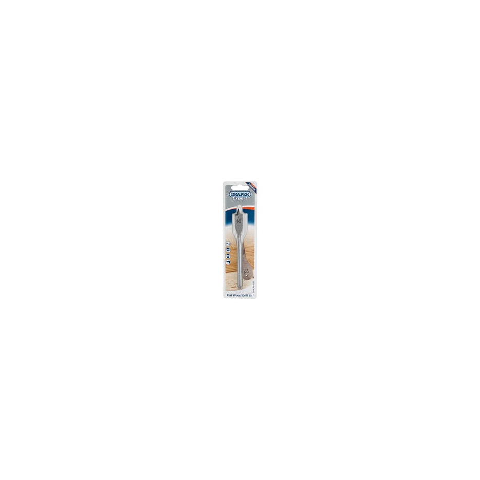 DRAPER Expert 14.0mm Flat Wood Bit: Model No.FB100PB