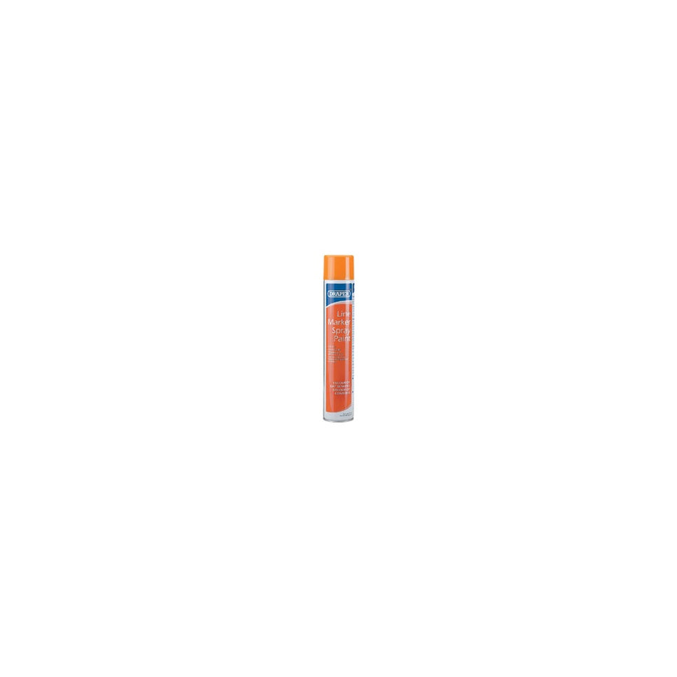 DRAPER 750ml Orange Line Marker Spray Paint: Model No.ARE-LM/O/A
