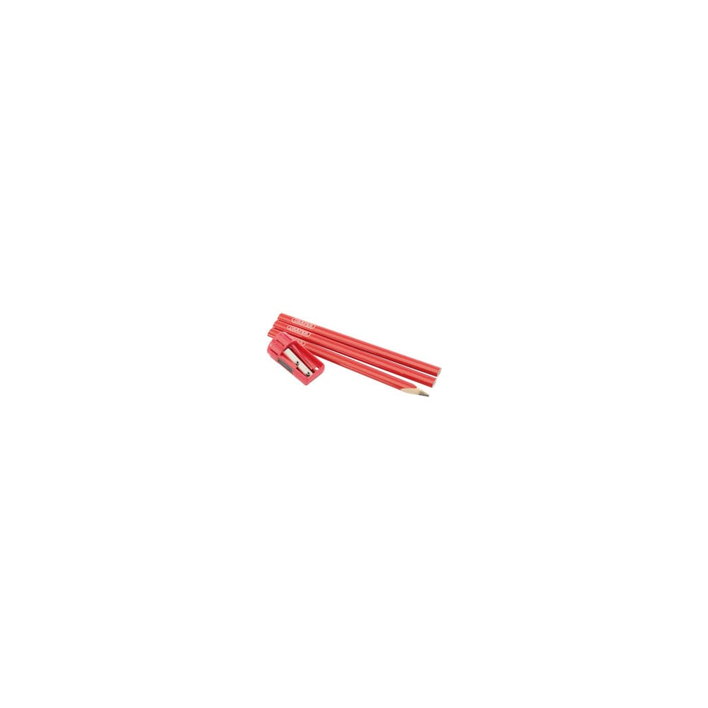 DRAPER Carpenter's Pencil and Sharpener Set: Model No.CPSSET