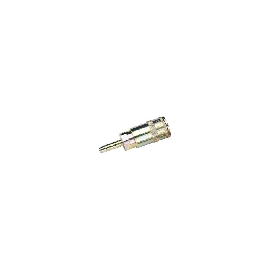 DRAPER 1/4in. Bore Vertex Air Line Coupling with Tailpiece: Model No.A91R02 PACKED