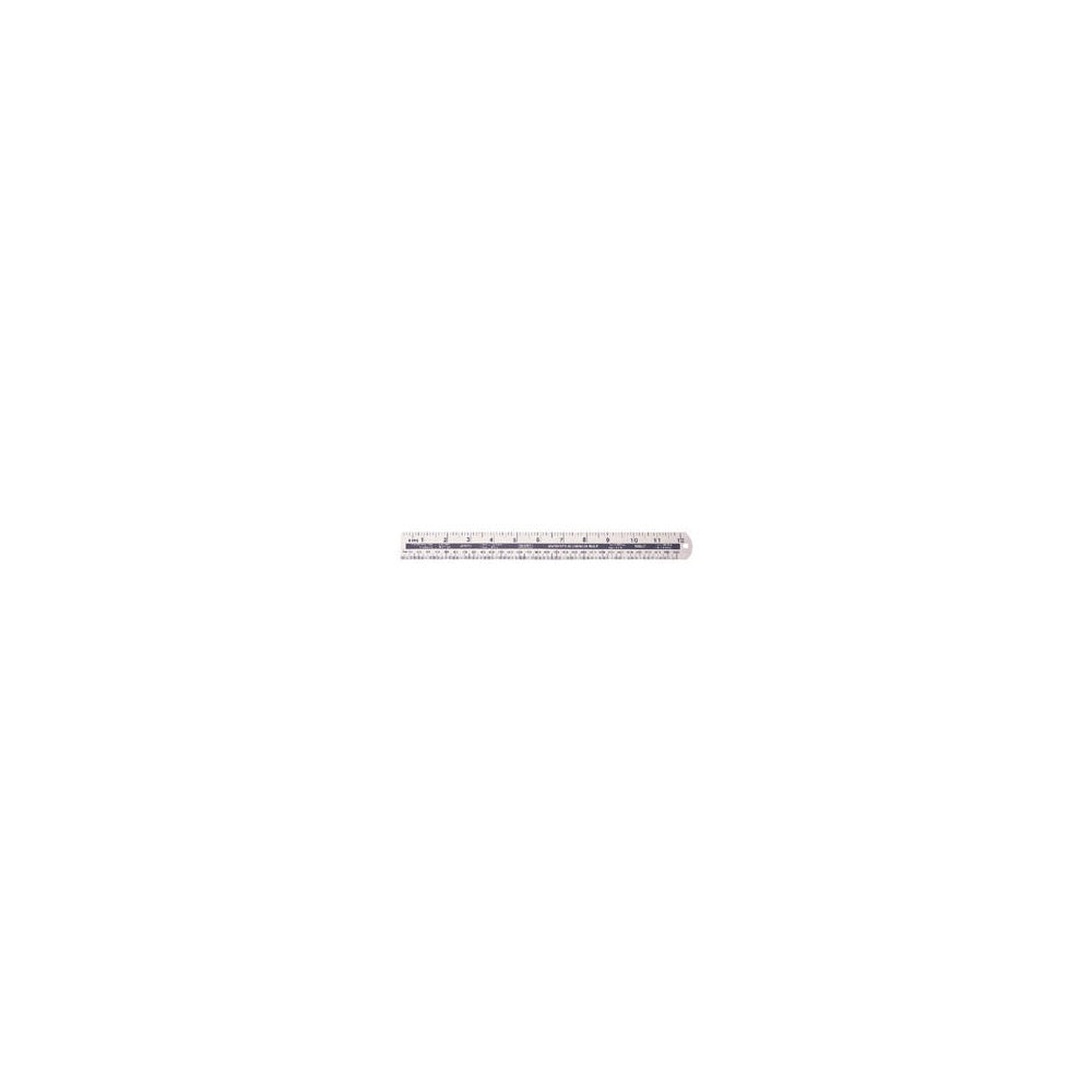 DRAPER 300mm/12in. Aluminium Rule: Model No.D19