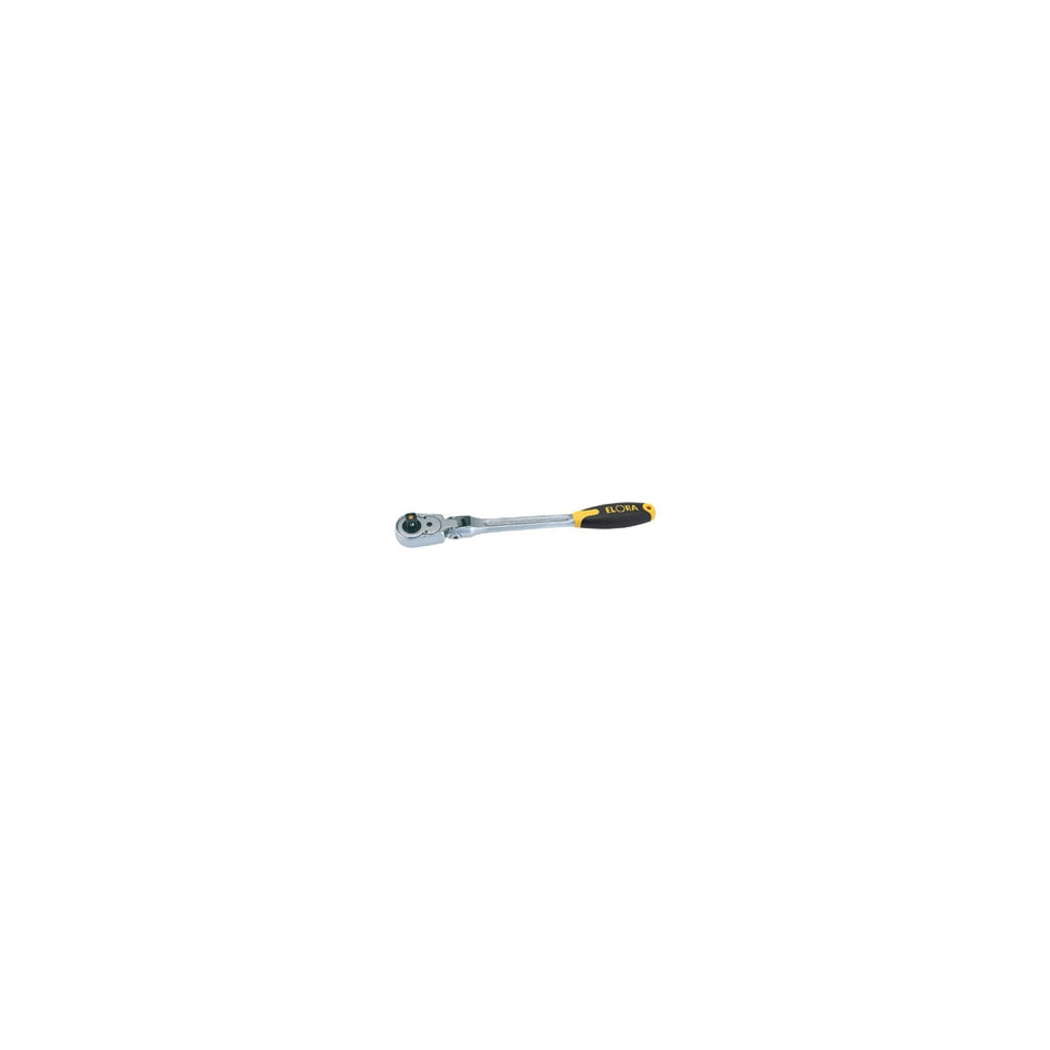 305mm 1/2in. Square Drive Quick Release Soft Grip Reversible Ratchet with Flexible Head: Model No.770-L1GF