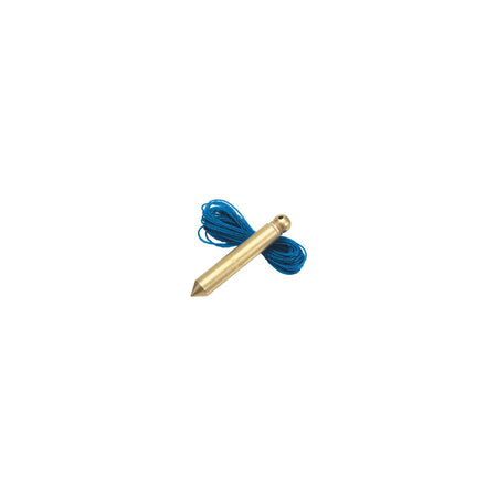 DRAPER Expert 100G Brass Plumb Bob with 5M (Approx) Nylon Line: Model No.5188A