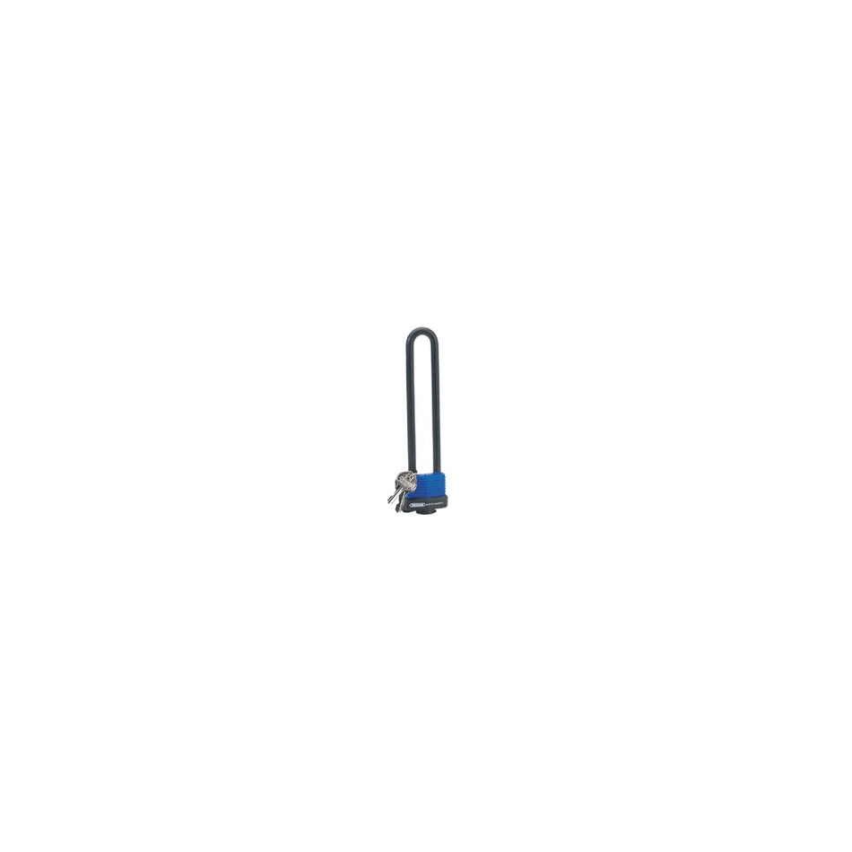DRAPER U Bar Extra Long Shackle Lock with 2 Keys: Model No.SL1