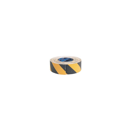 DRAPER 18M x 50mm Black and Yellow Heavy Duty Safety Grip Tape Roll: Model No.TP-S/GRIP/HZ