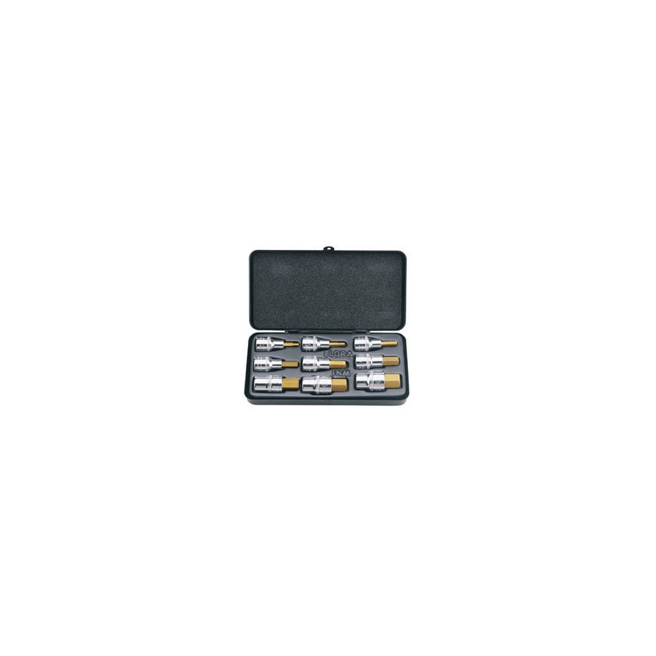 9 Piece Metric Hexagon Socket Bit Set: Model No.770-INMTIN