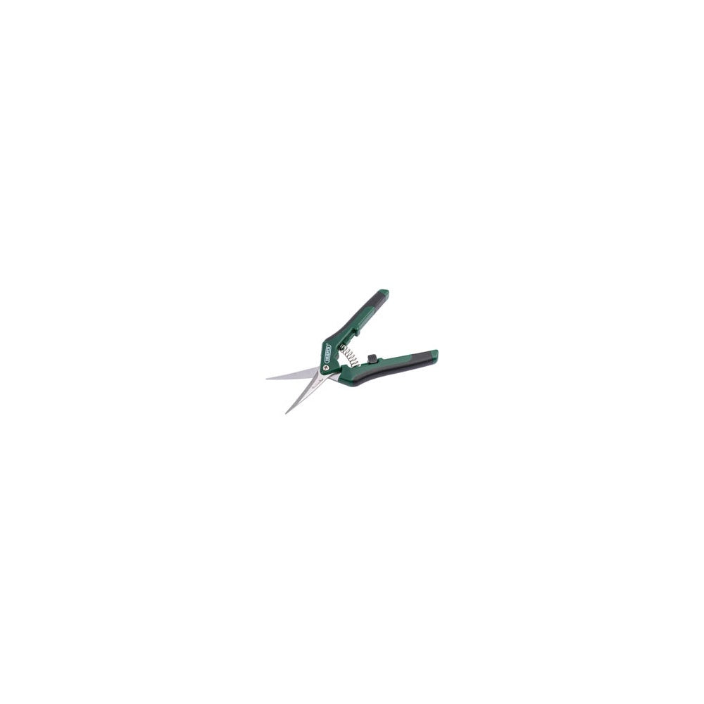 DRAPER 165mm Soft Grip Precision Curved Pruning Secateur: Model No.G813