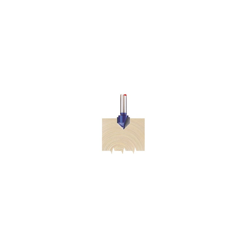 DRAPER 1/4in. Groove 12.7mm x 90deg; TCT Router Bit: Model No.RB7