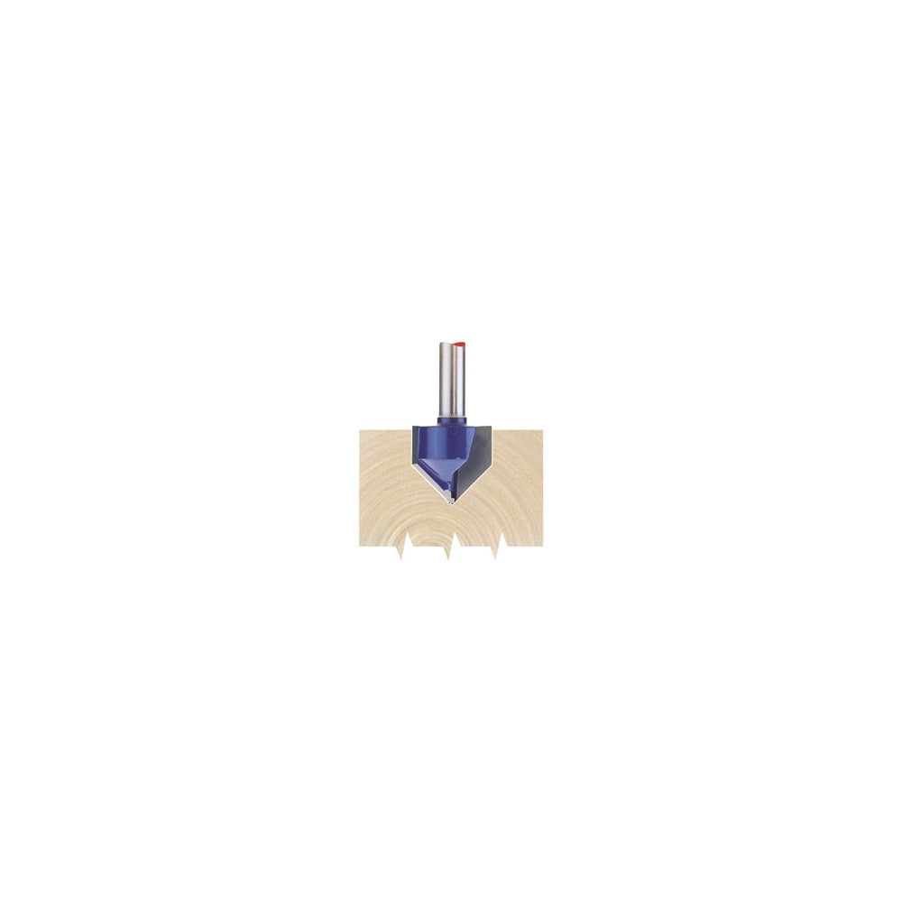 DRAPER 1/4in. Groove 19mm x 90deg; TCT Router Bit: Model No.RB8