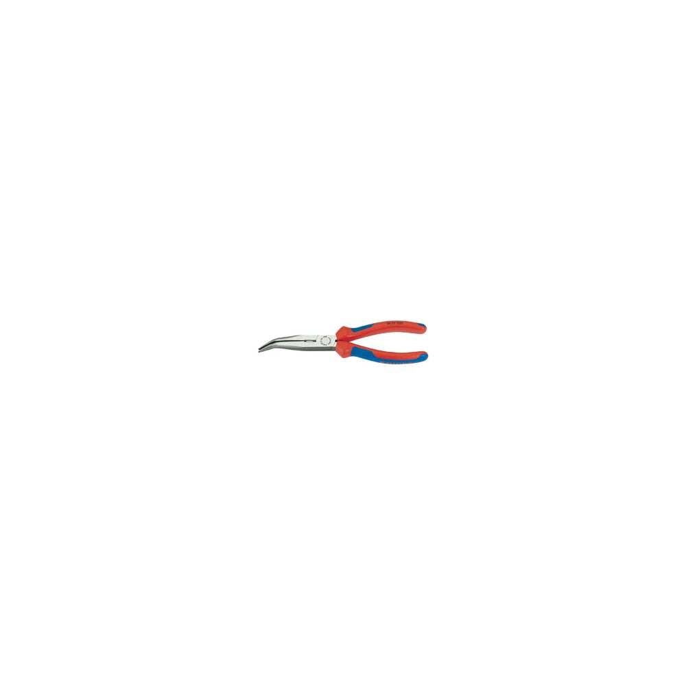 Knipex 200mm Angled Long Nose Pliers with Heavy Duty Handles : Model No.26 22 200